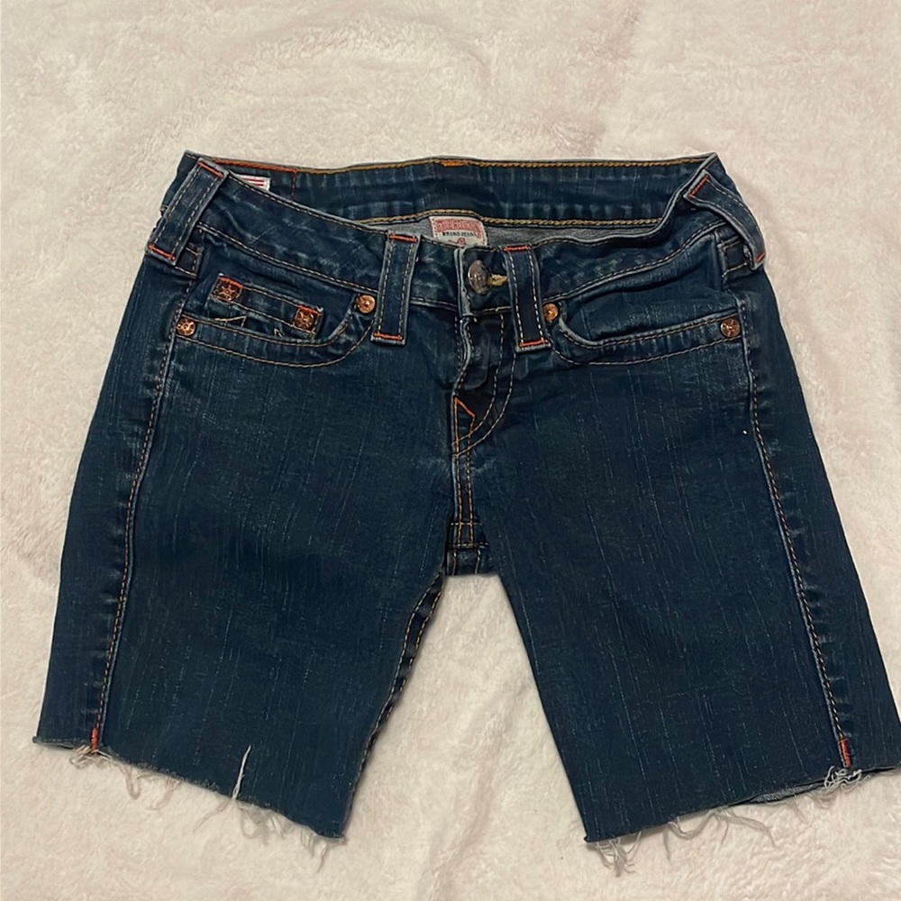 True religion Y2K Jean shorts